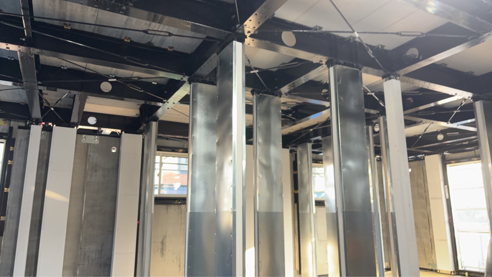 鉄骨造2階建てアパート 新築工事